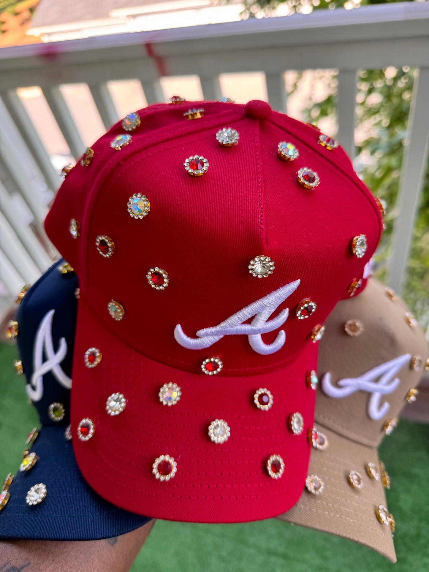 Custom Crystal Jewel Snapback