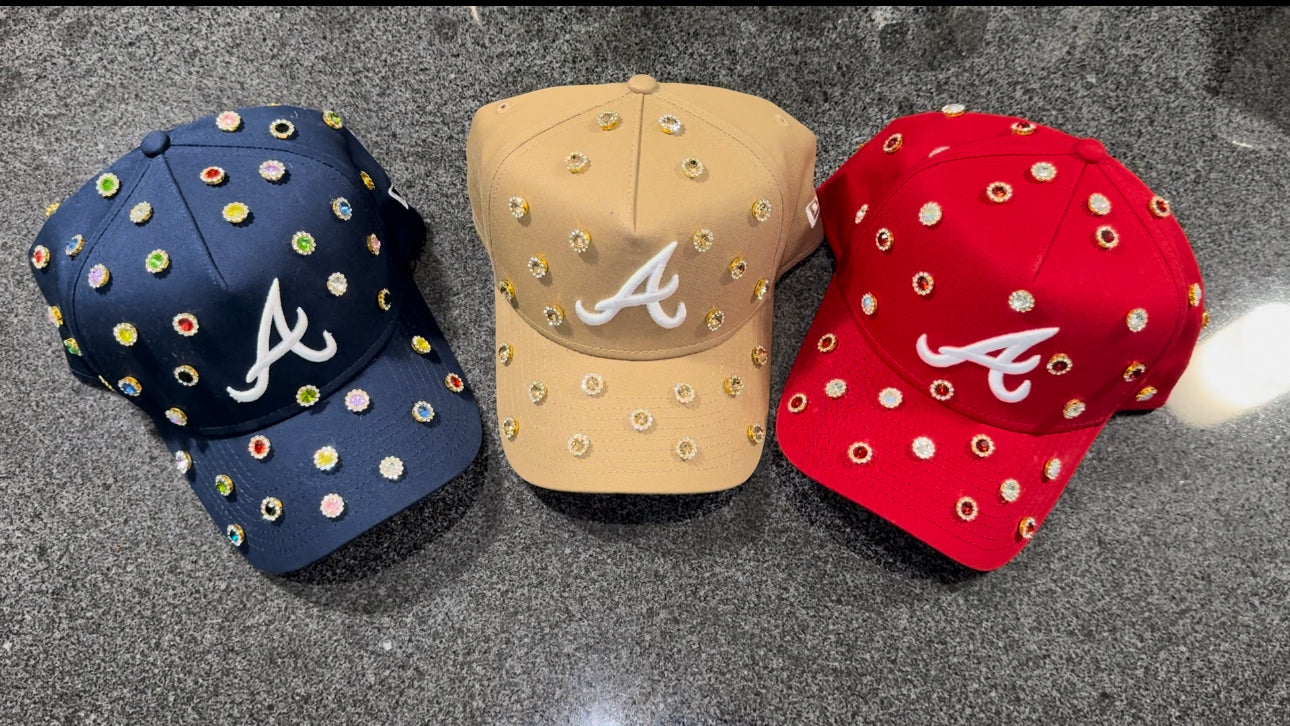 Custom Crystal Jewel Snapback