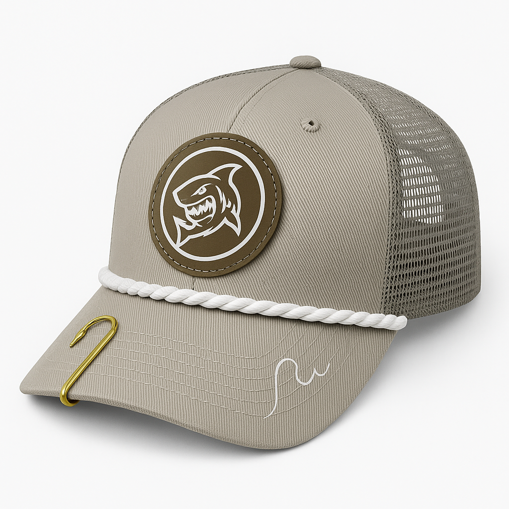 Shark SZN – Gray Trucker Hat