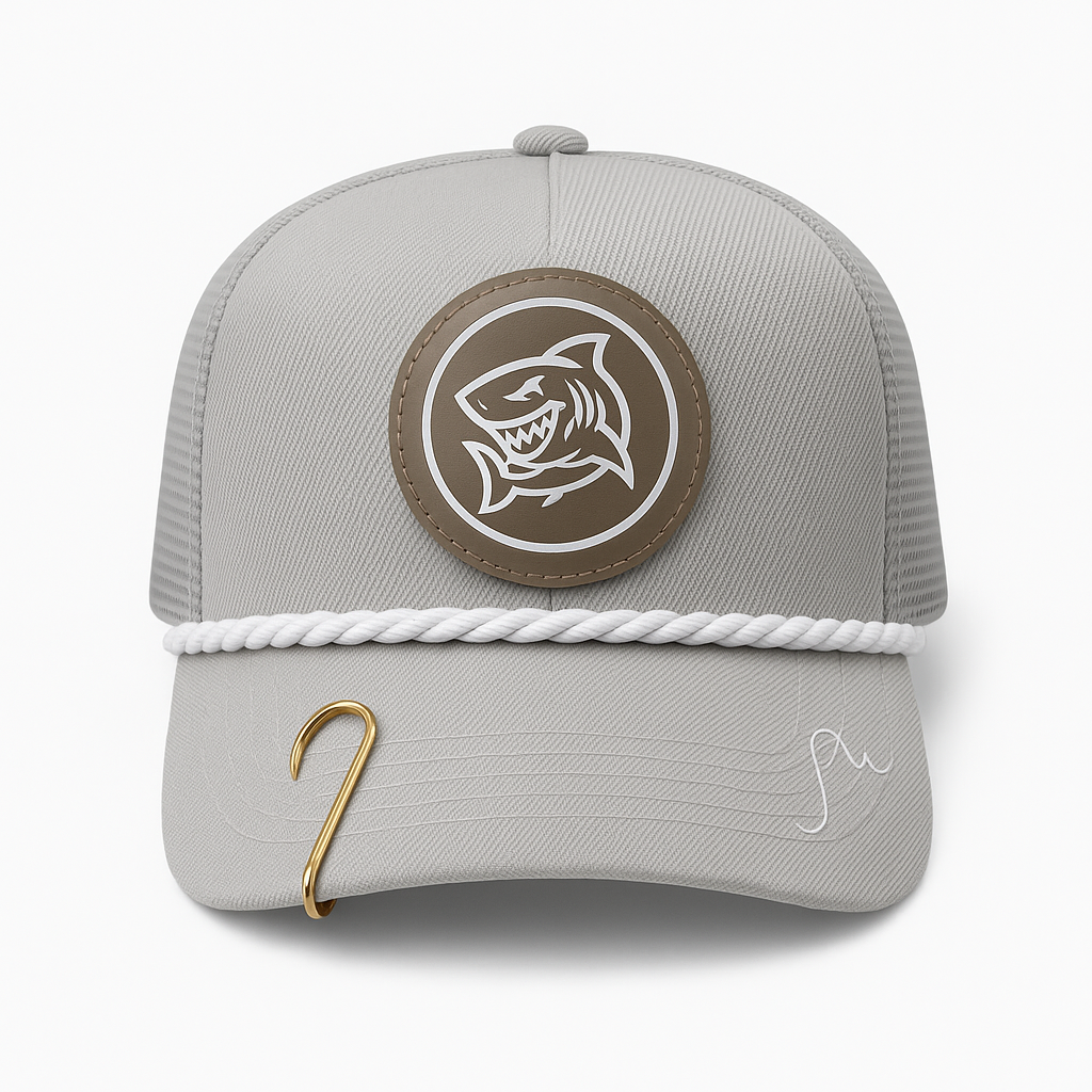 Shark SZN – Gray Trucker Hat