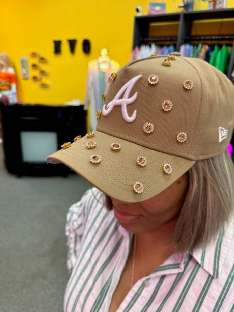 Custom Crystal Jewel Snapback