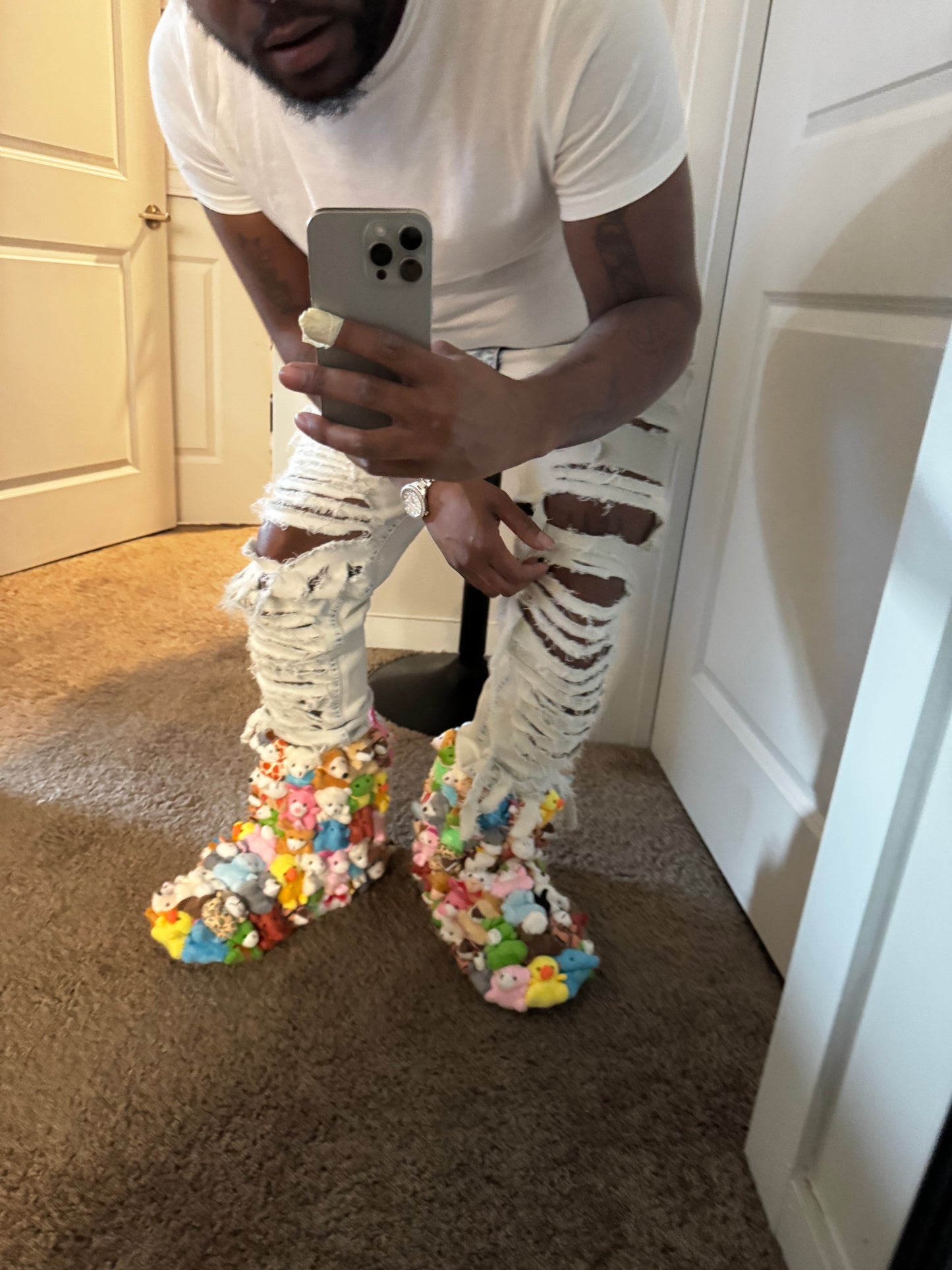 TW Viral Teddy Bear Boots
