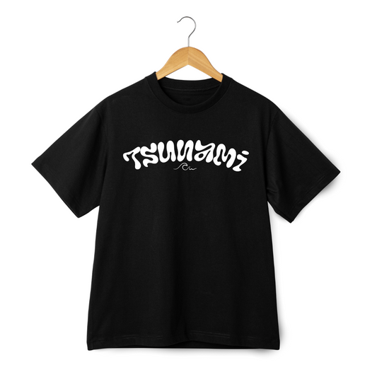 TSUNAMI TW Brand Tee Black