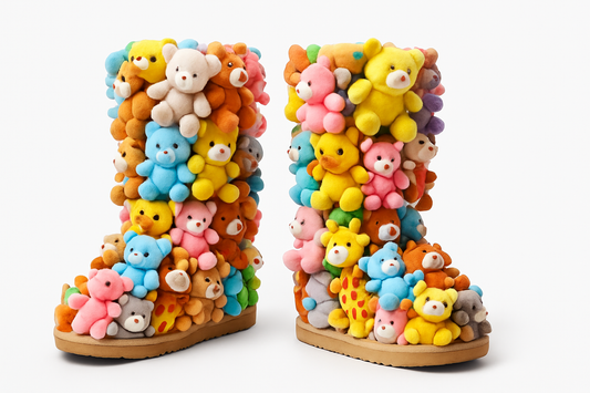 TW Viral Teddy Bear Boots