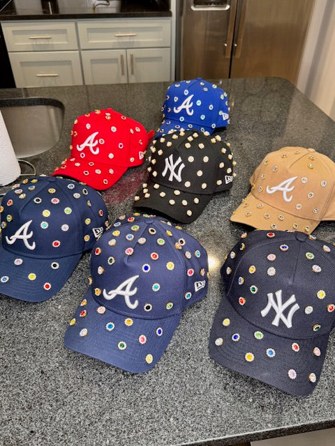 Custom Crystal Jewel Snapback