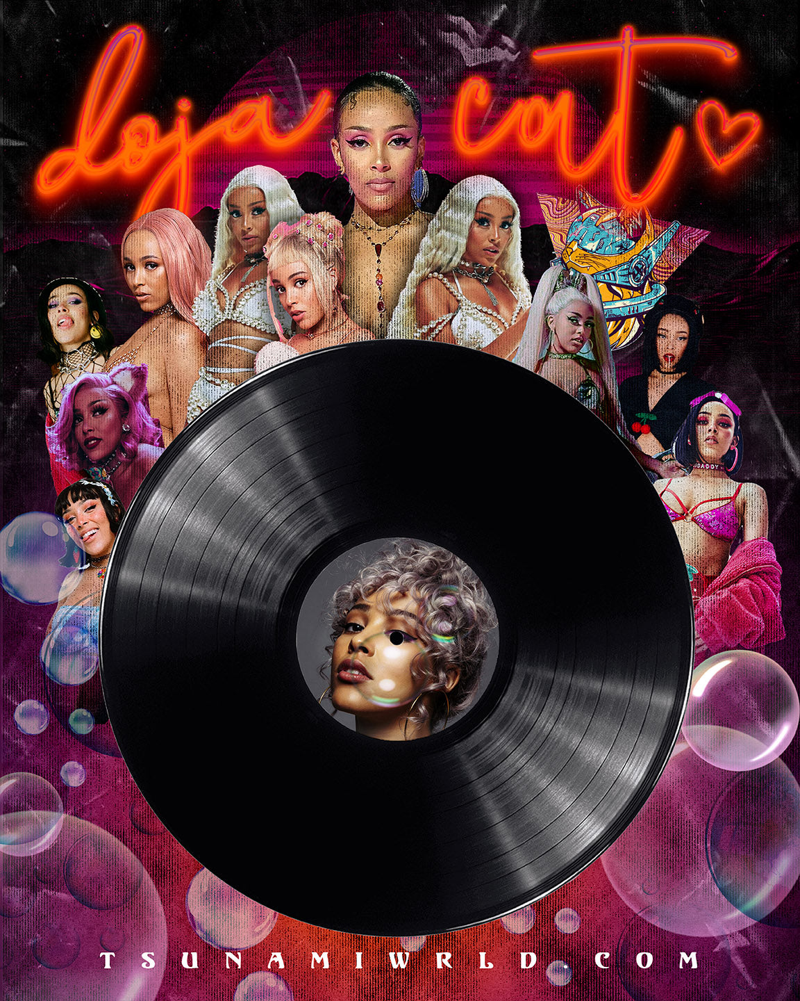 Doja Cat Vinyl Poster