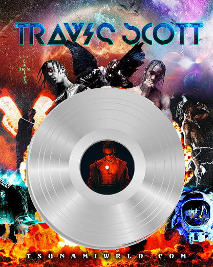 Travis Scott Vinyl Poster